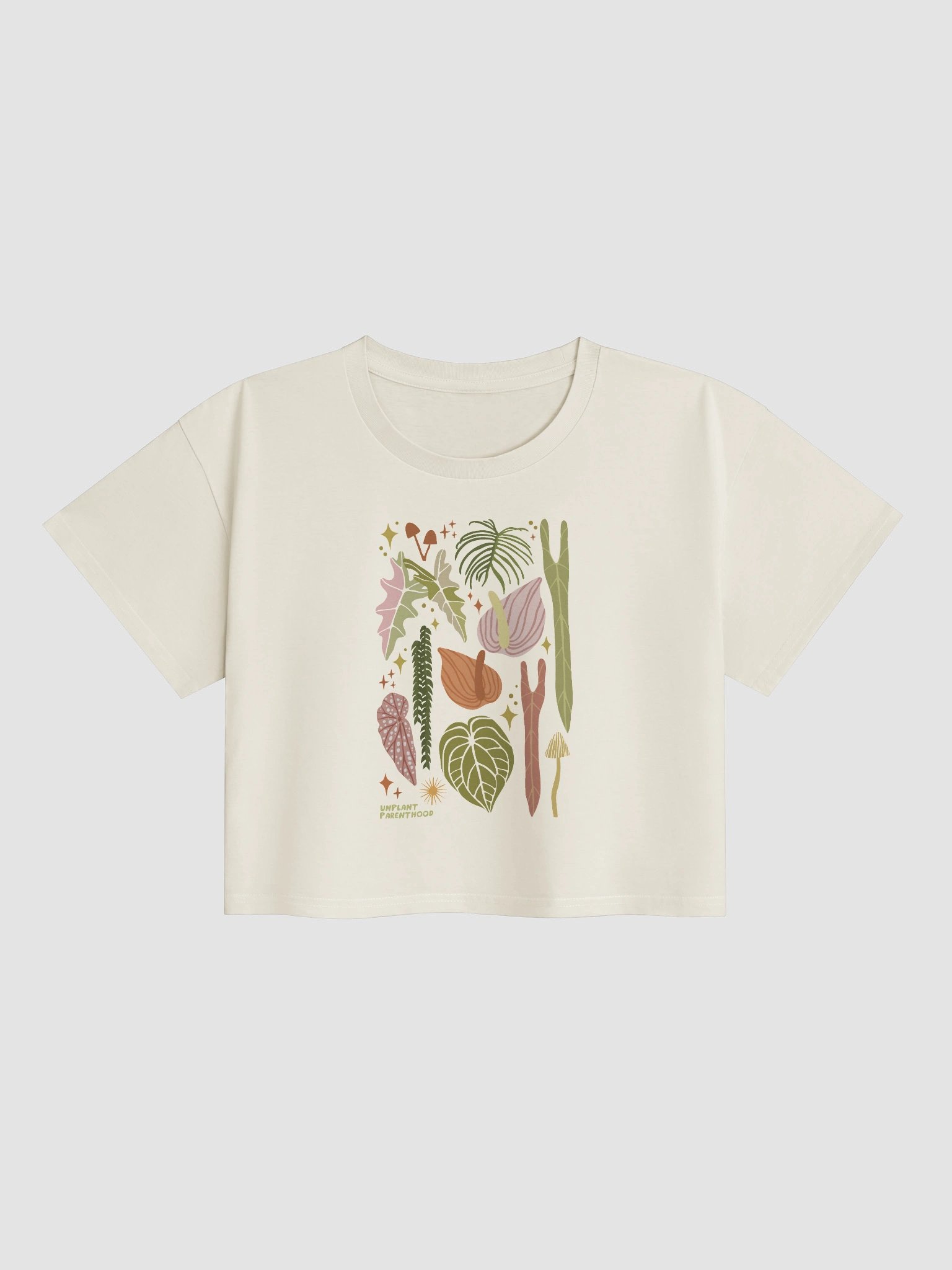 AROID COLLAGE (front only) - Crop Top product image (1)