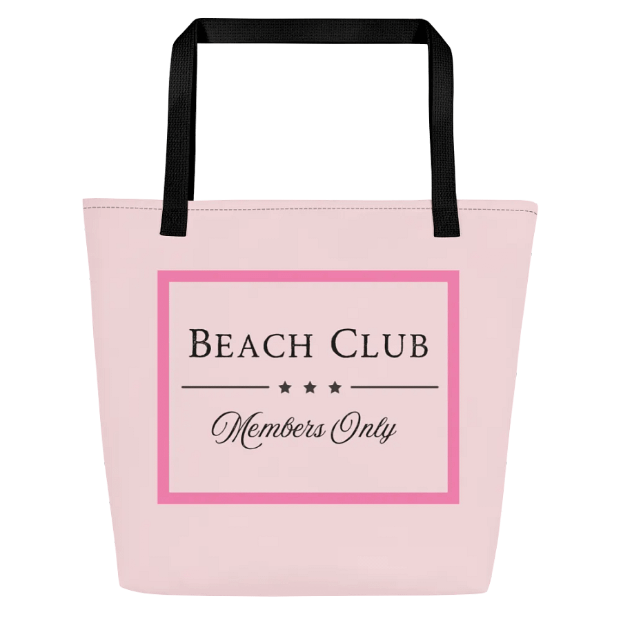 Exclusive Beach Club Tote Bag with Inside Pocket product image (1)