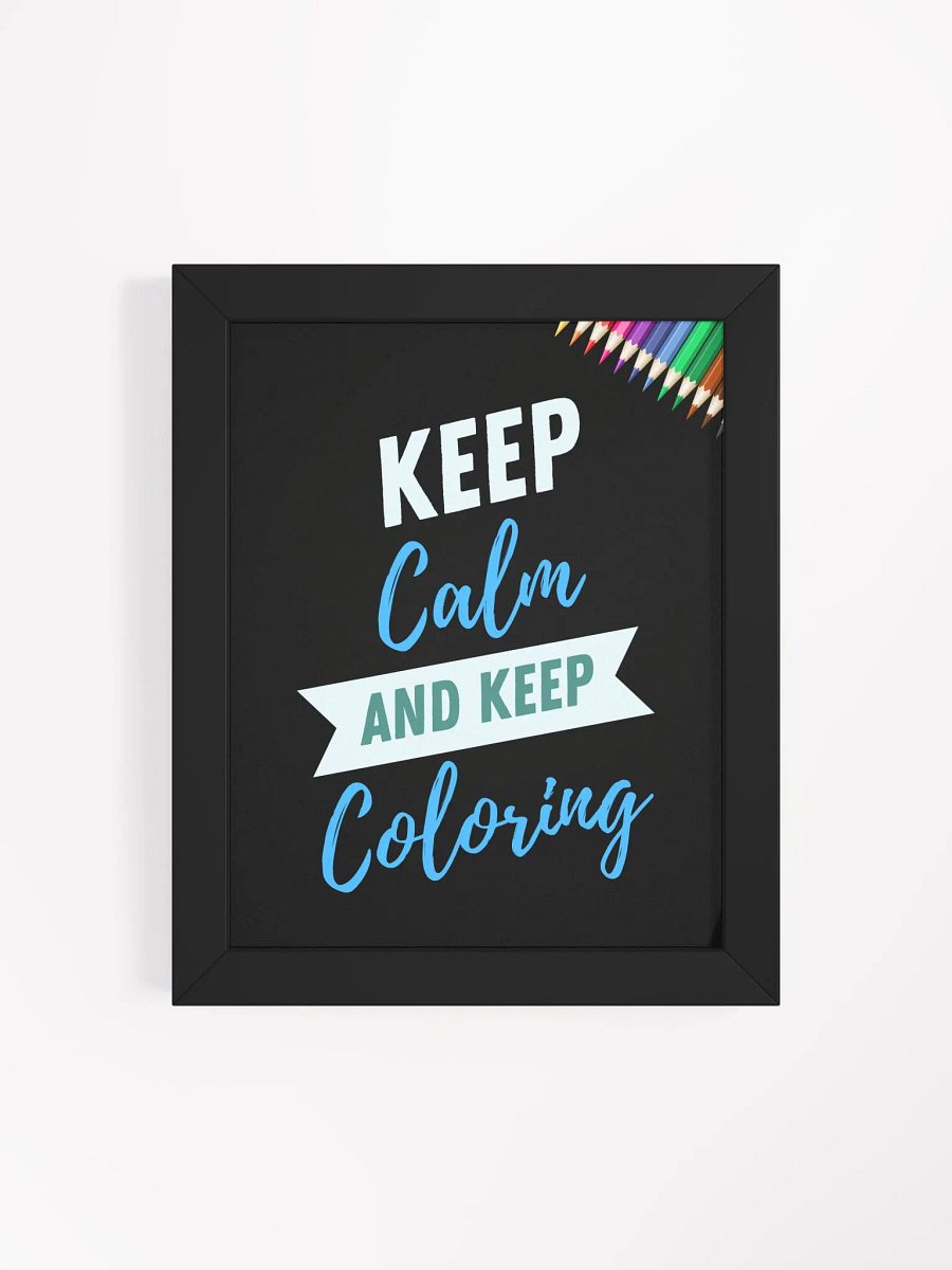 Colorful Calmness Framed Poster product image (72)