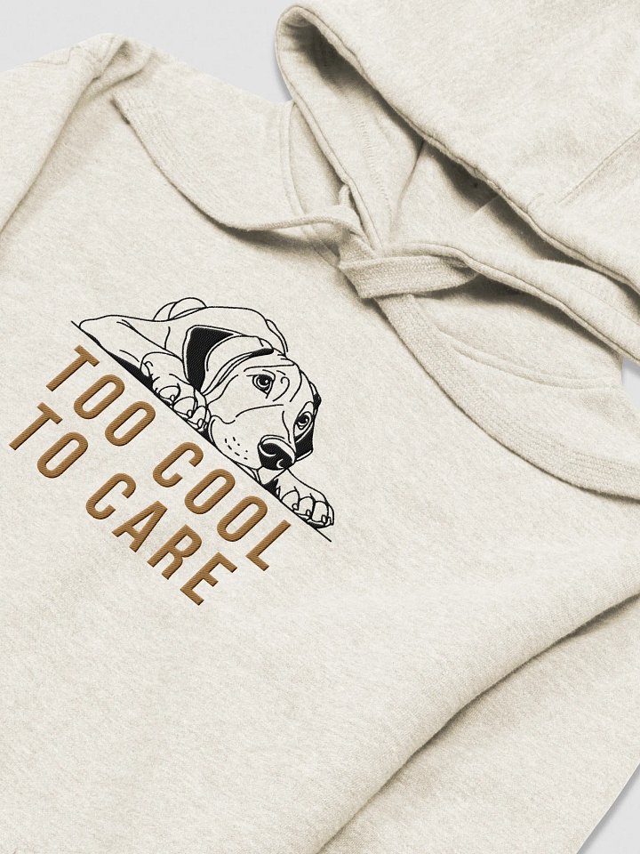 Too Cool To Care Rhodesian Ridgeback Premium Hoodie - Embroidered product image (2)