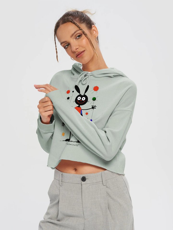 Independent Trading Co. Women’s Lightweight Cropped Hoodie product image (1)