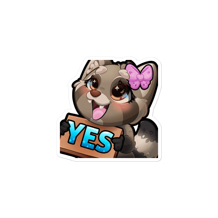 #YES RACC MAGNET (EMOTE) product image (1)