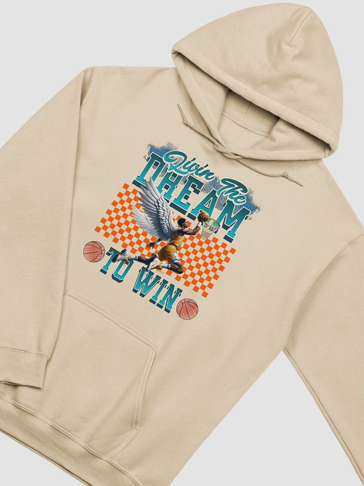 Livin The Dream To Win Basketball Winged Dunker Classic Hoodie product image (2)