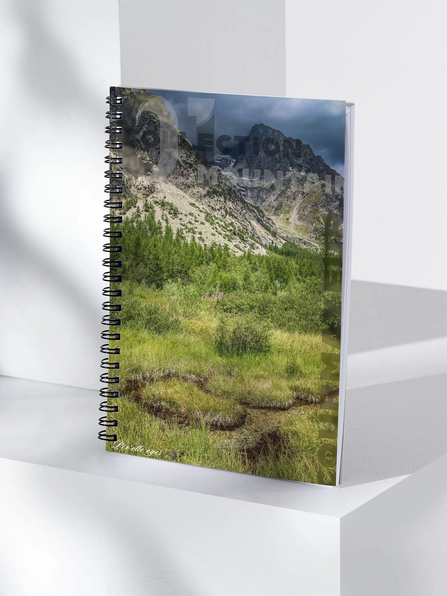 Notebook with Fine Art Photography – Courmayeur – French Alps – A5 Format product image (4)