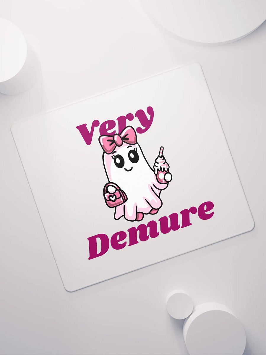 Very Demure Cute Ghost Gaming Mouse Pad product image (7)