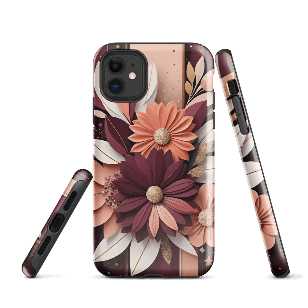 Floral Tough Phone Case product image (1)