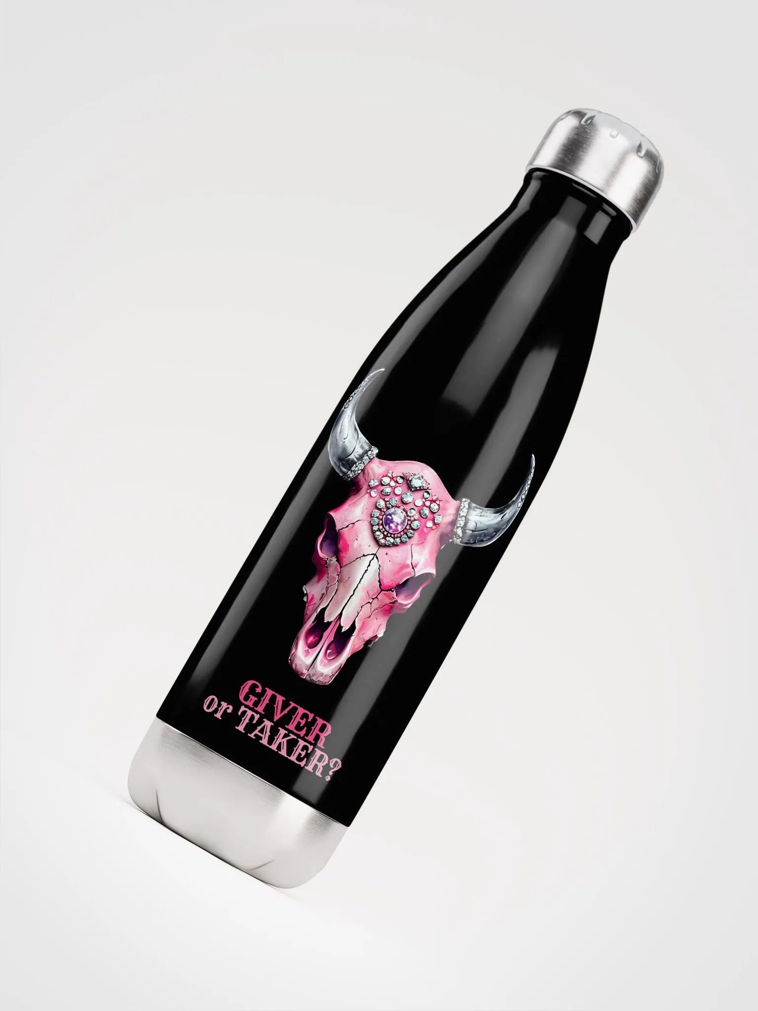 Giver or Taker? Stainless Steel Water Bottle product image (4)