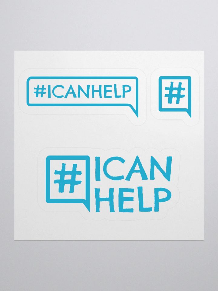 #ICANHELP Stickers product image (1)