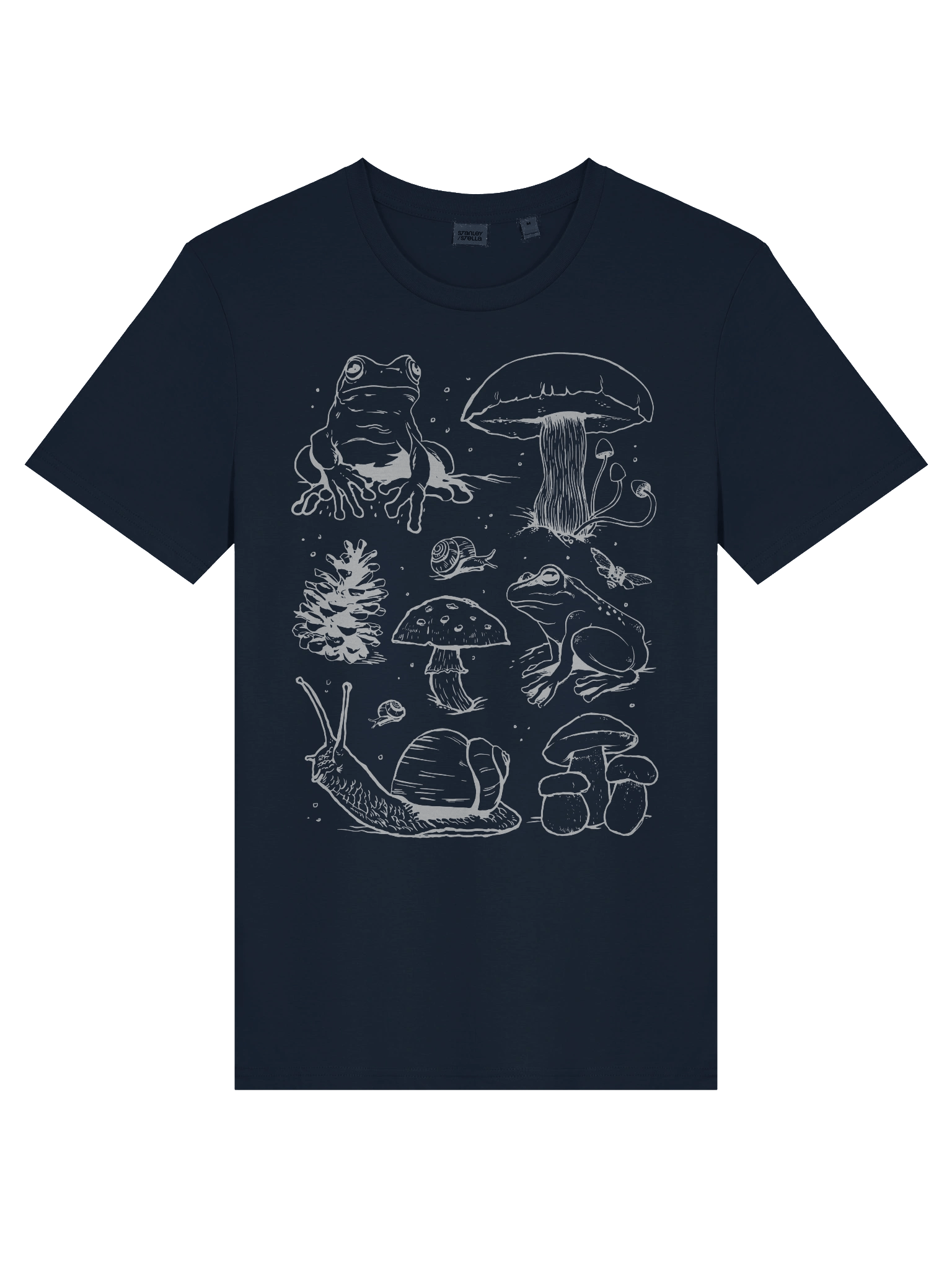 Cotterage Autumn Line Art Unisex Organic Tee product image (15)