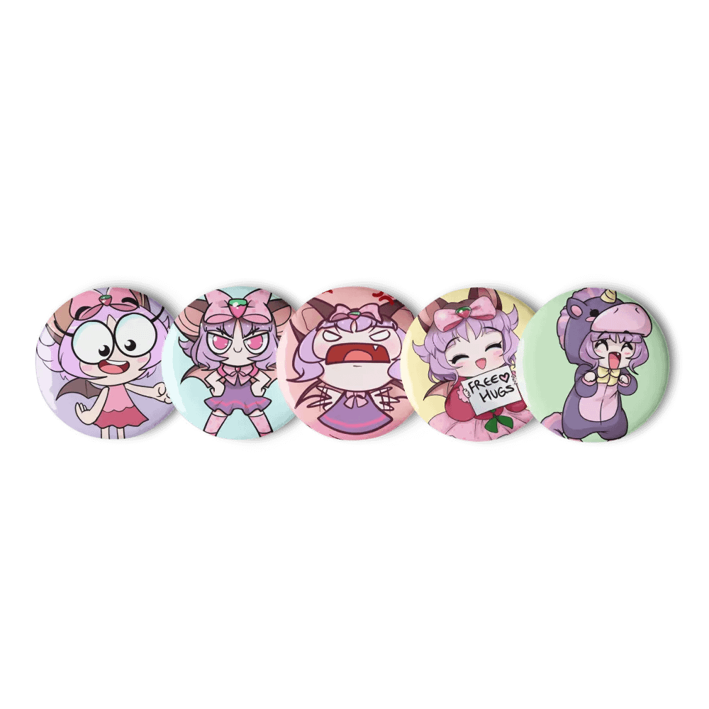 A rainbow of Miko Button Pins product image (5)