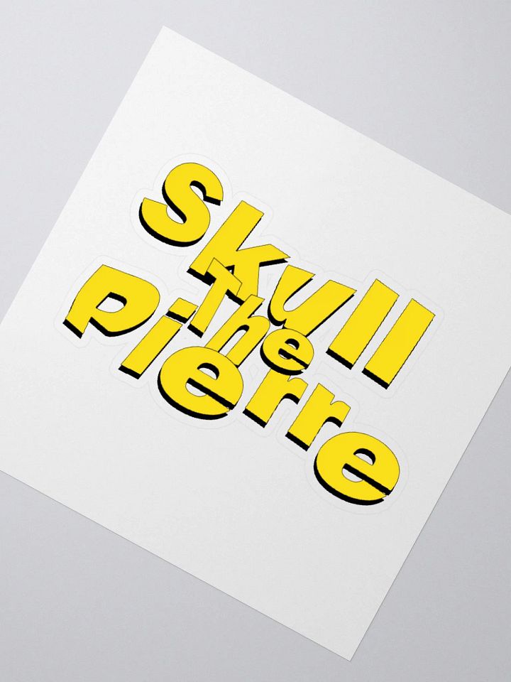 Skull The Pierre Stickers BAABYYY product image (2)