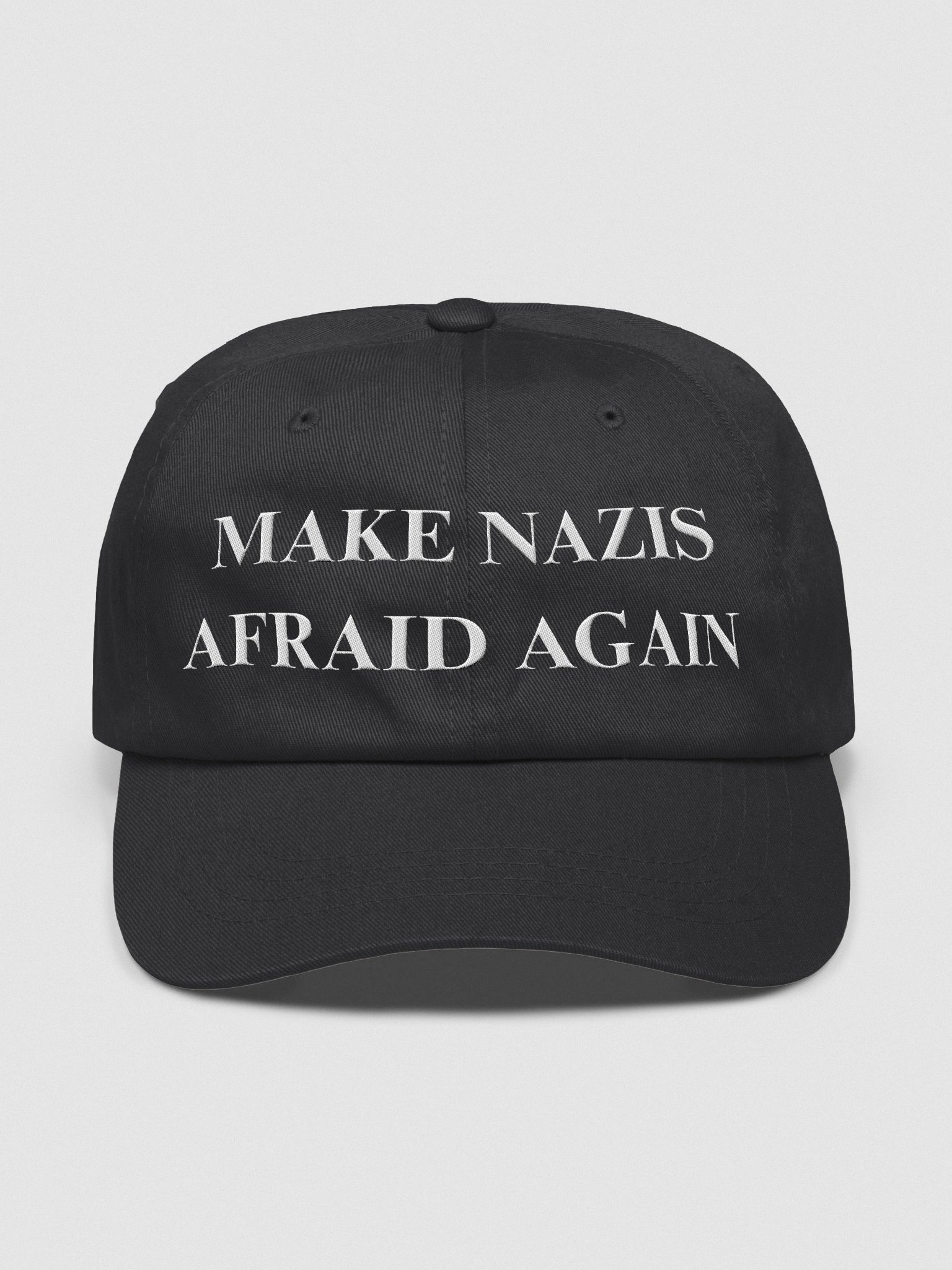 Anti-Trump, Anti-Nazi, Anti-Fascist "Make Nazis Afraid Again" Baseball Hat product image (1)