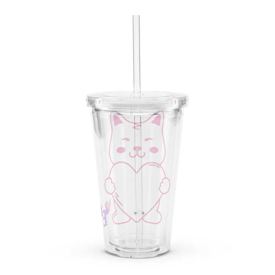 Doggy Heart: Clear Hard Plastic Cup product image (2)