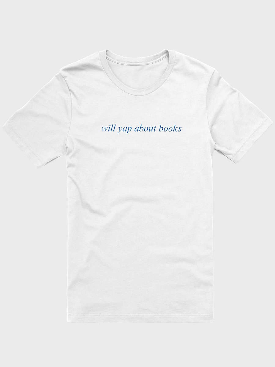 "Willl Wap About Books" T-shirt product image (3)