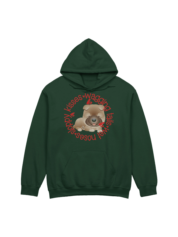 Sloppy Kisses Chow Dog Hoodie product image (1)