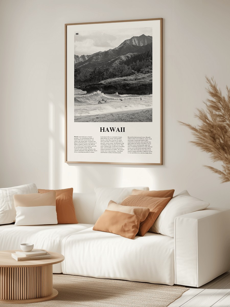 Hawaii 01 Newspaper Poster product image (7)