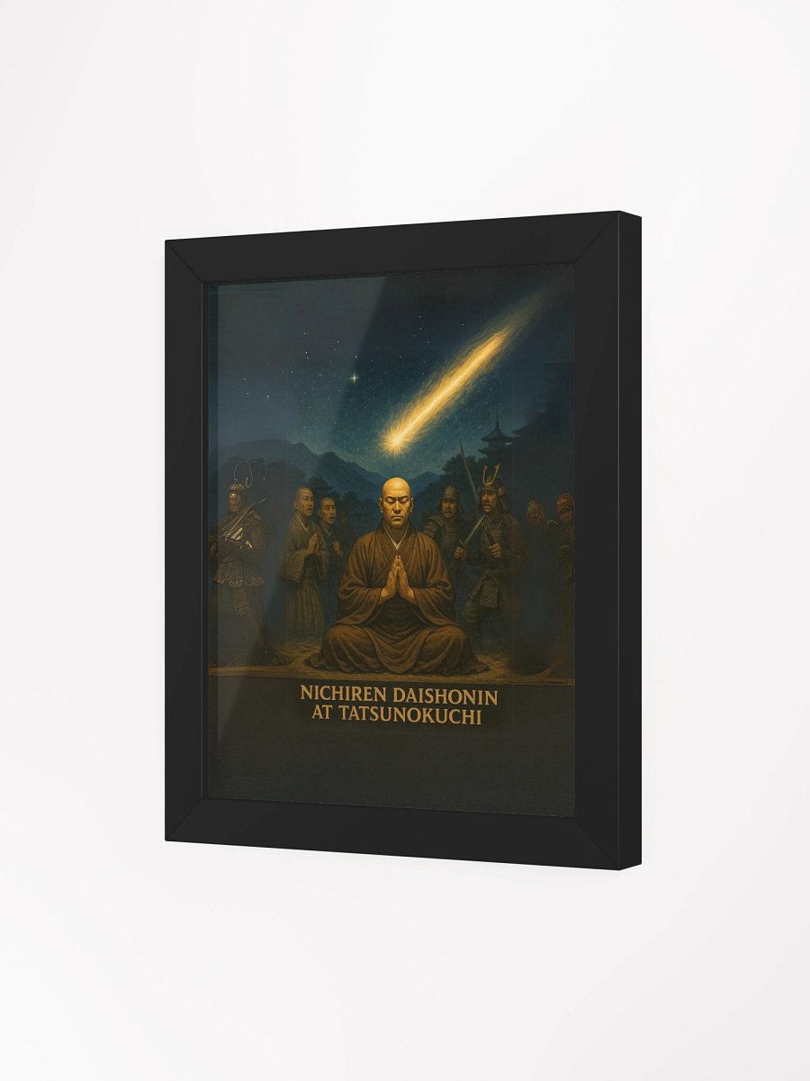 Nichiren Daishonin at Tatsunokuchi – Framed Matte Poster for Devotional Spaces product image (3)