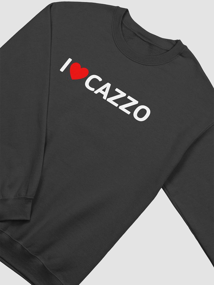I ♥️ cazzo crewneck dark product image (6)