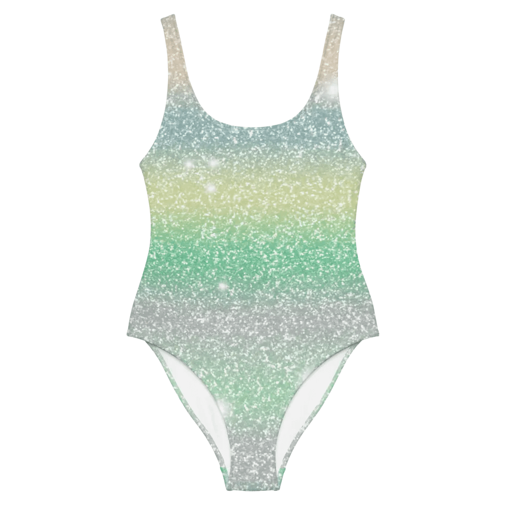 Glitter Unicorn Texture Design One Piece Swimsuit (11) product image (5)
