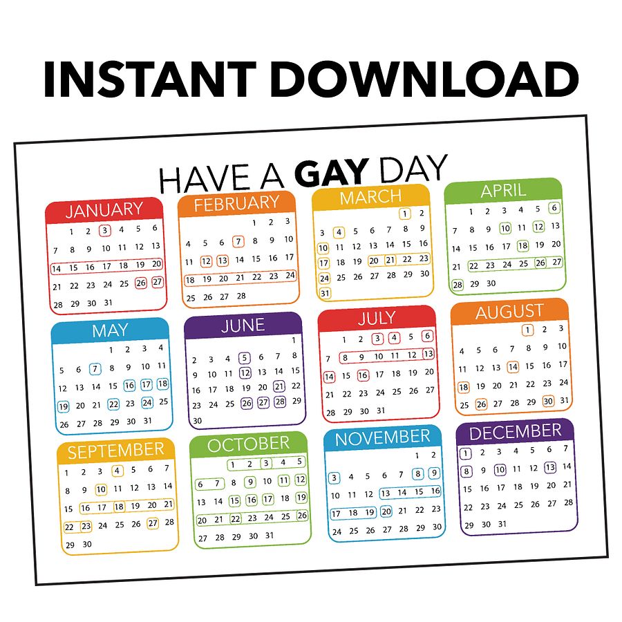 2024 LGBTQ Calendar product image (2)