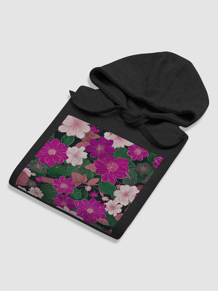 Hoodie Unisex Japanese Flowers Pink product image (6)