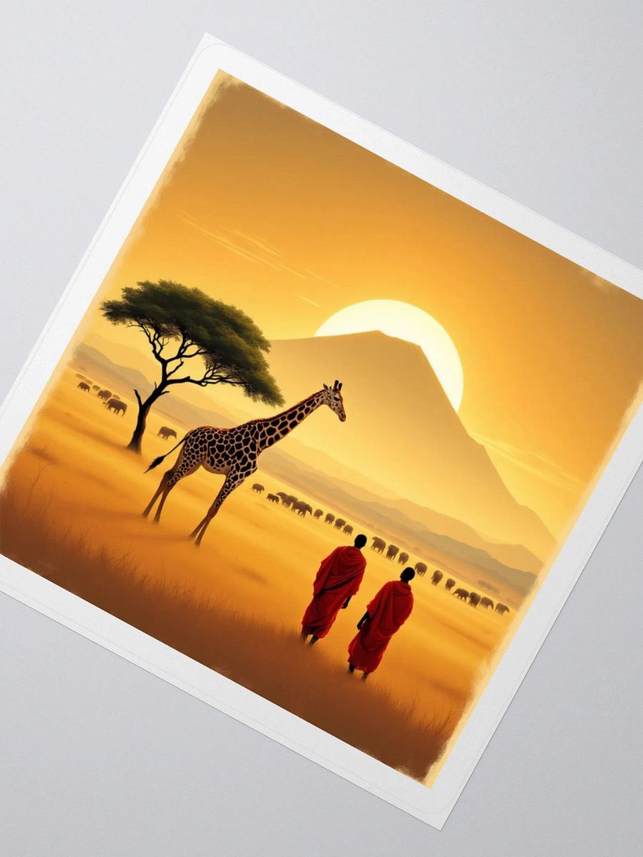 Serenity Sunset Kiss Cut Stickers product image (4)