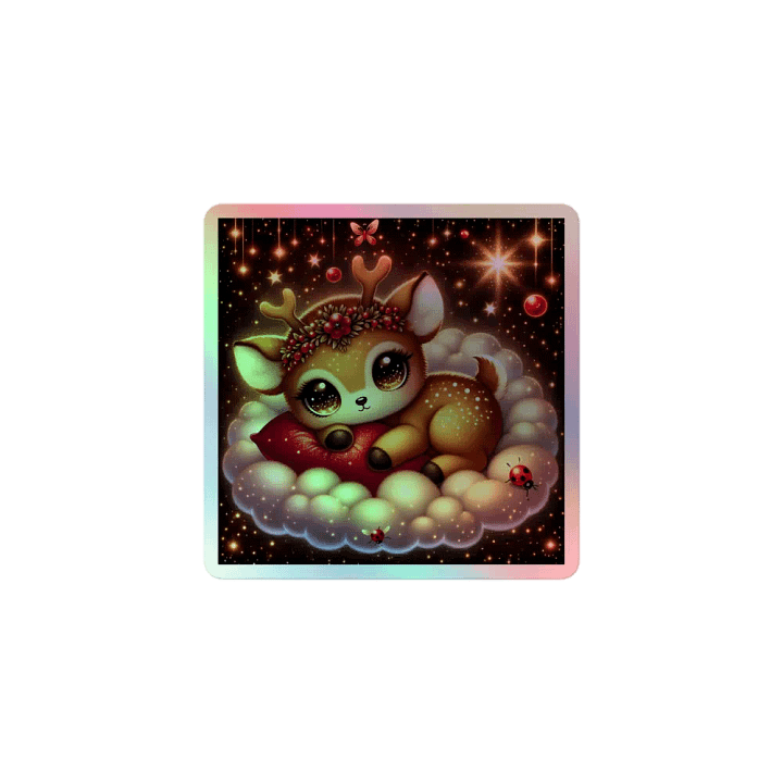 Enchanted Fawn Holographic Sticker Sheet product image (1)