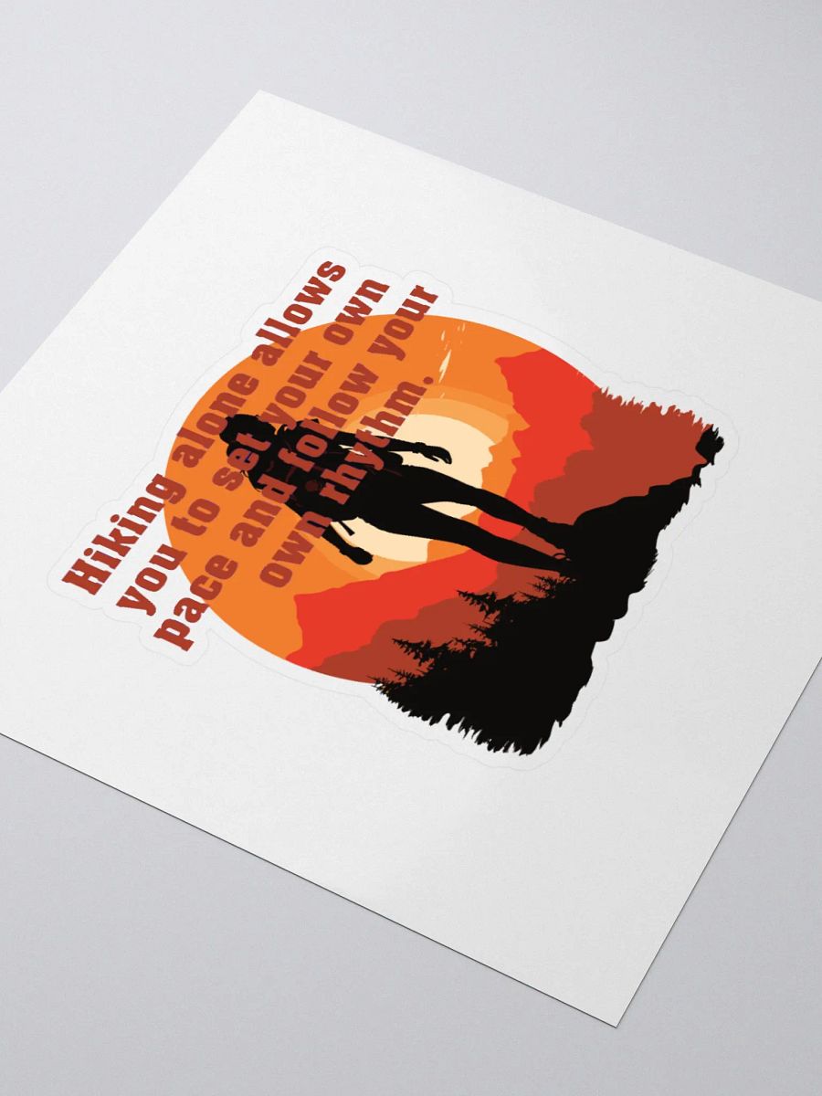 Hiking alone allows you to set your own pace and follow your own rhythm. product image (9)