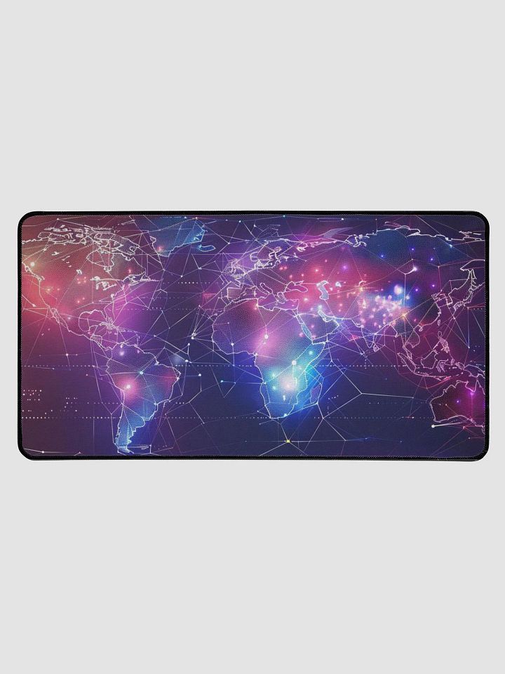 Illuminated World Map Desk Mat product image (1)