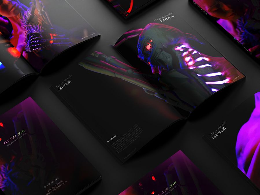 PREORDER: Artbook "ART. CLAY. LIGHT. - Sculptures by freaky-Deek" product image (3)