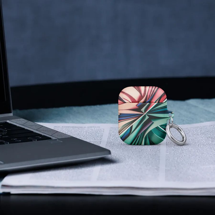 Flowing Lines Coral AirPods® Case product image (1)