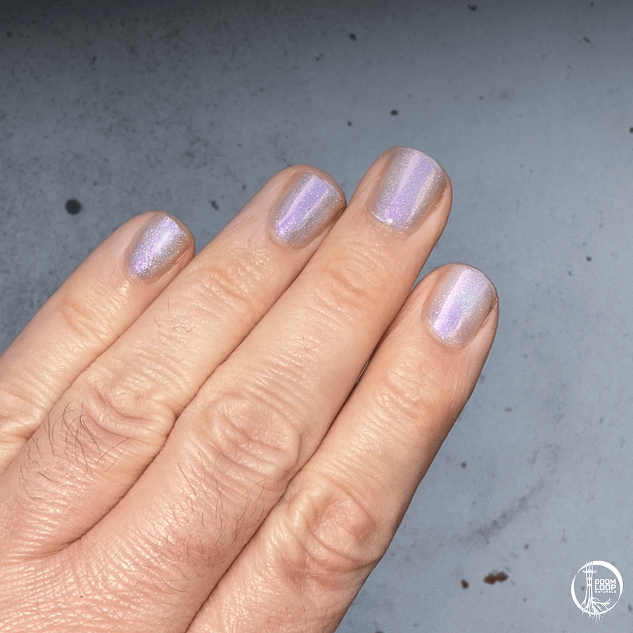 UNCHAINED FELONIES - Holographic Lilac Shimmer Nail Polish product image (4)