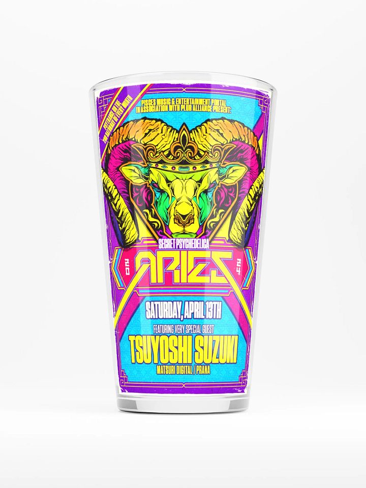 Aries 2024 Shaker Pint Glass product image (1)