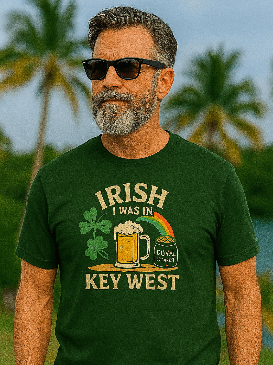 IRISH I was in Key West T-shirt Unisex Ultra Soft Tee product image (1)