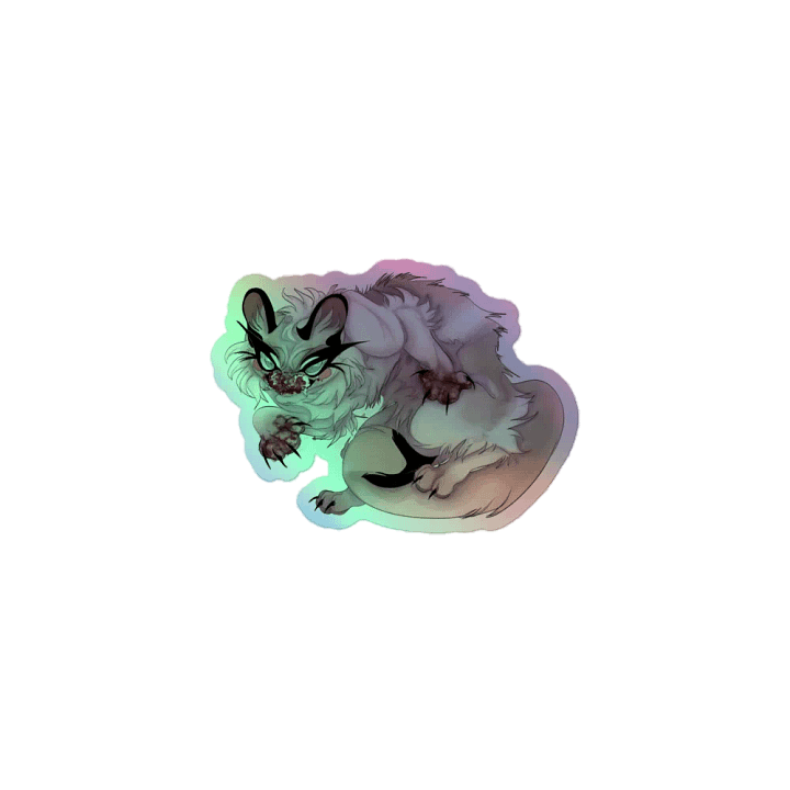 Holographic Sticker || Snowfur product image (1)