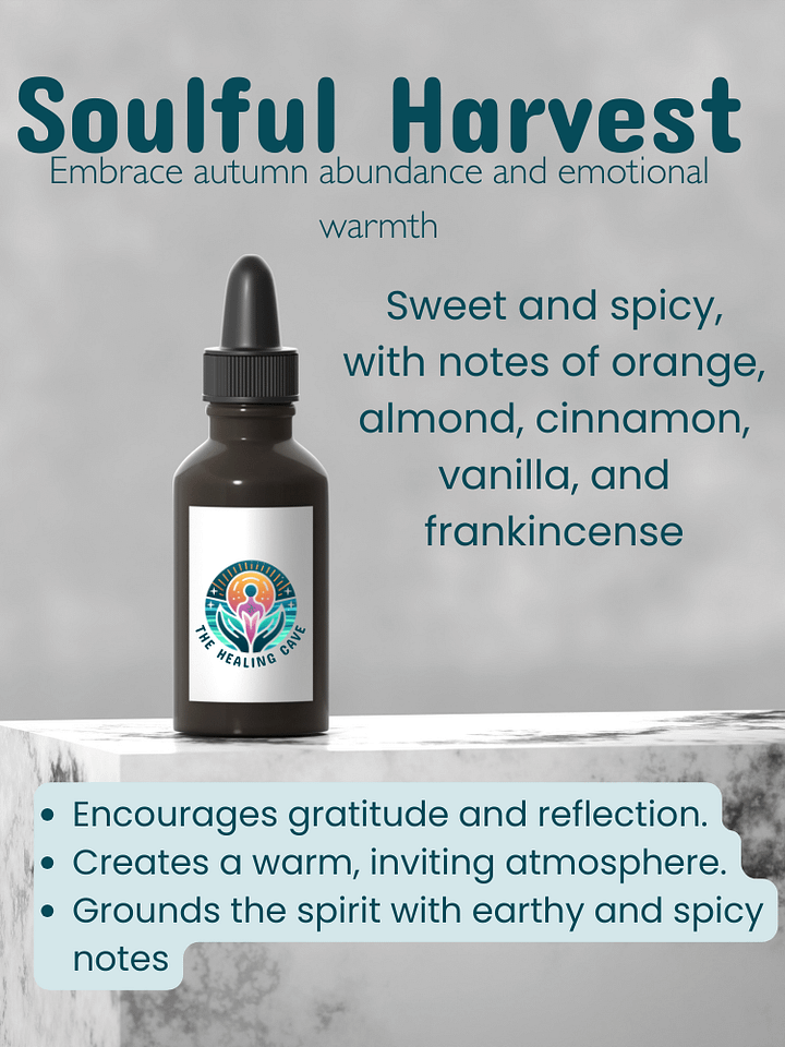 Soulful Harvest - Pure Essential Oil Blend for Diffusers, Humidifiers, and Room Sprays product image (1)