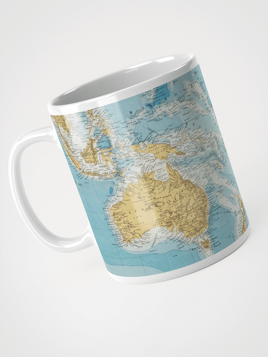 Pacific Cartography White Glossy Mug product image (3)