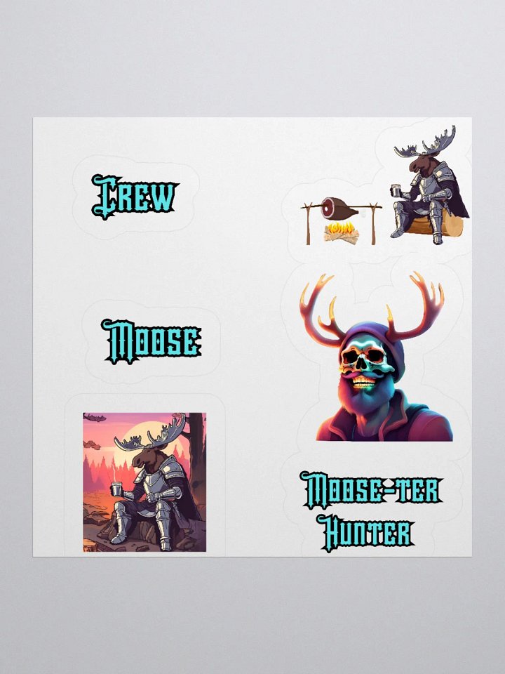 Moose Crew Sticker set product image (2)
