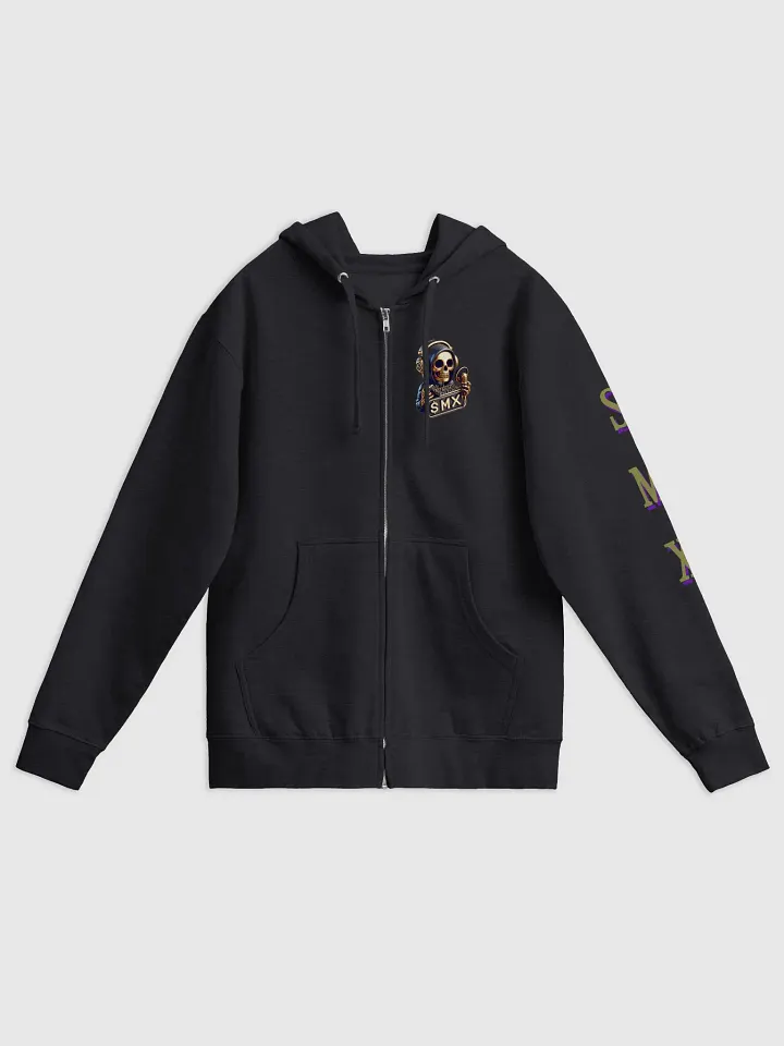 SMX Fleece Zip Up Hoodie (Gold Trim) product image (1)