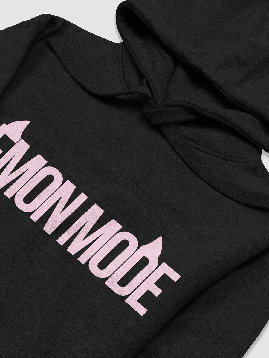 Demon Mode - Oni Echo Echo Hoodie (Pink Lettering) product image (3)