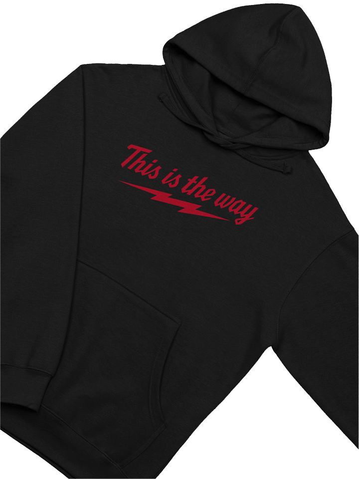THIS IS THE WAY HOODIE (RED LOGO) product image (1)
