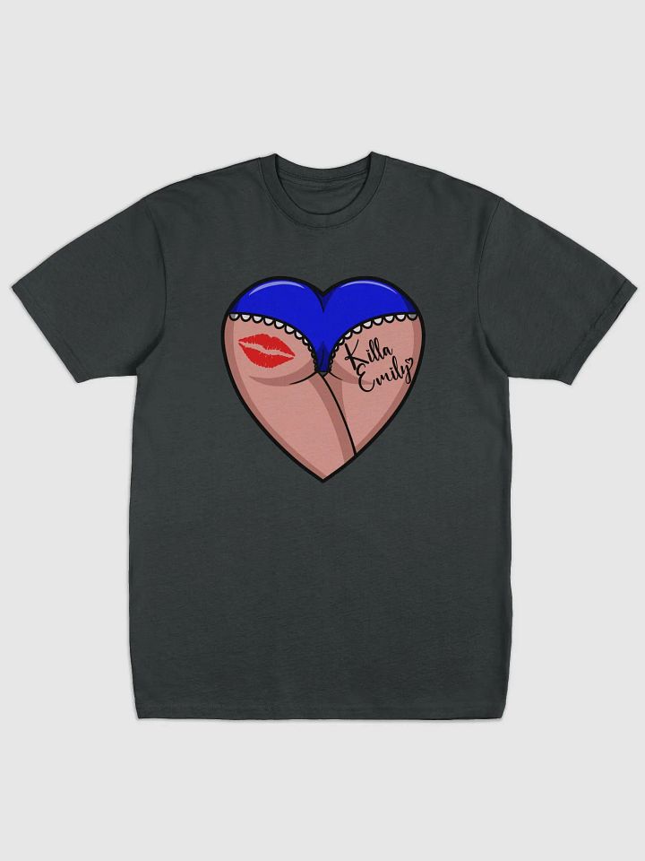 BLUE HEART BUTT TEE product image (1)