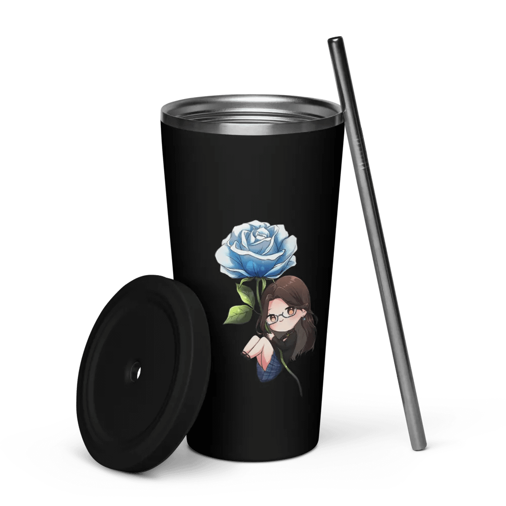 Whovie Rose 20oz Insulated Tumbler with a Straw product image (9)