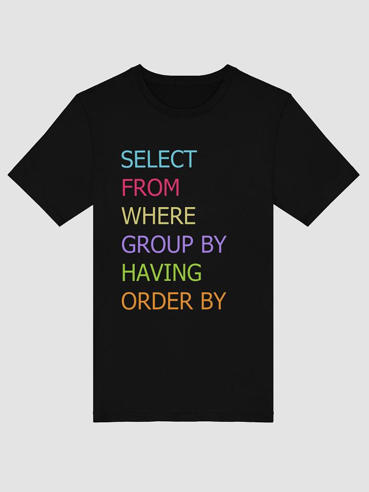 SQL Order of Operations T-Shirt product image (3)
