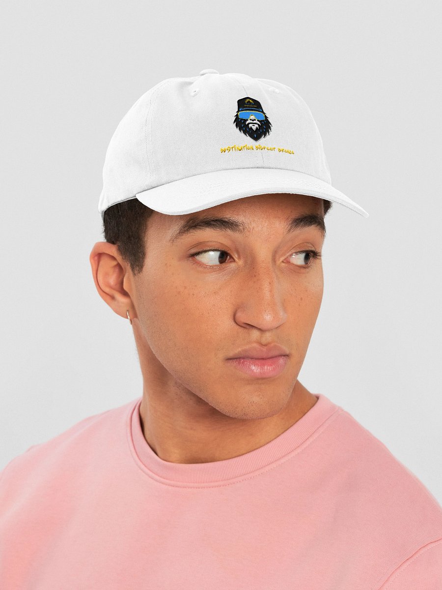 Destination Bigfoot Bronco Bigfoot Logo Dad Hat (White) product image (6)