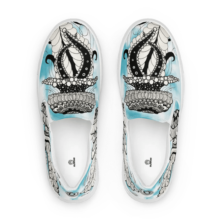 Oceanic Jellyfish Dreams Slip-On Men's Canvas Shoes product image (1)