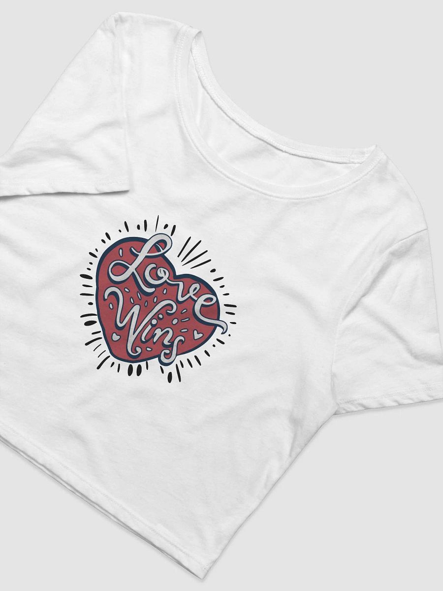Love Wins Heart Crop Top product image (2)