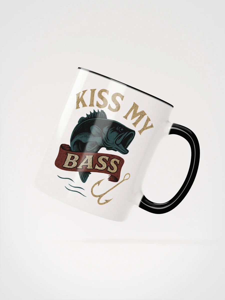 Kiss My Bass Coffee Mug – Vintage Funny Fishing Gift product image (12)
