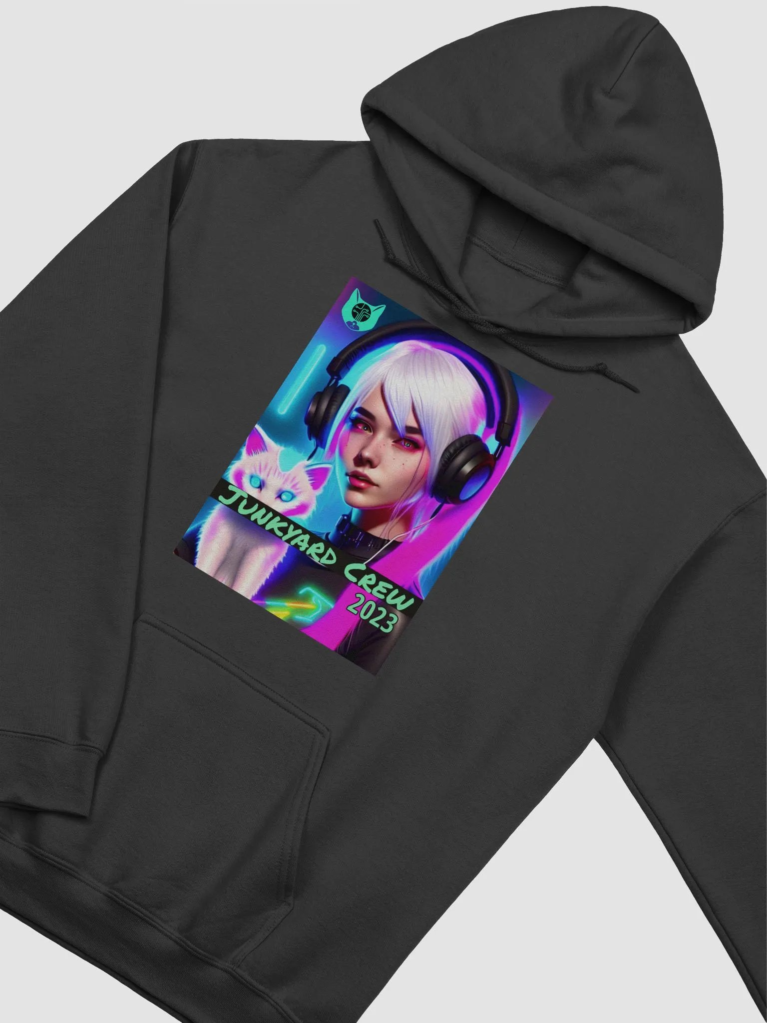 NEON THREE Pullover Hoodie Front Print (US, EU, AU and CA SHIPPING) product image (3)