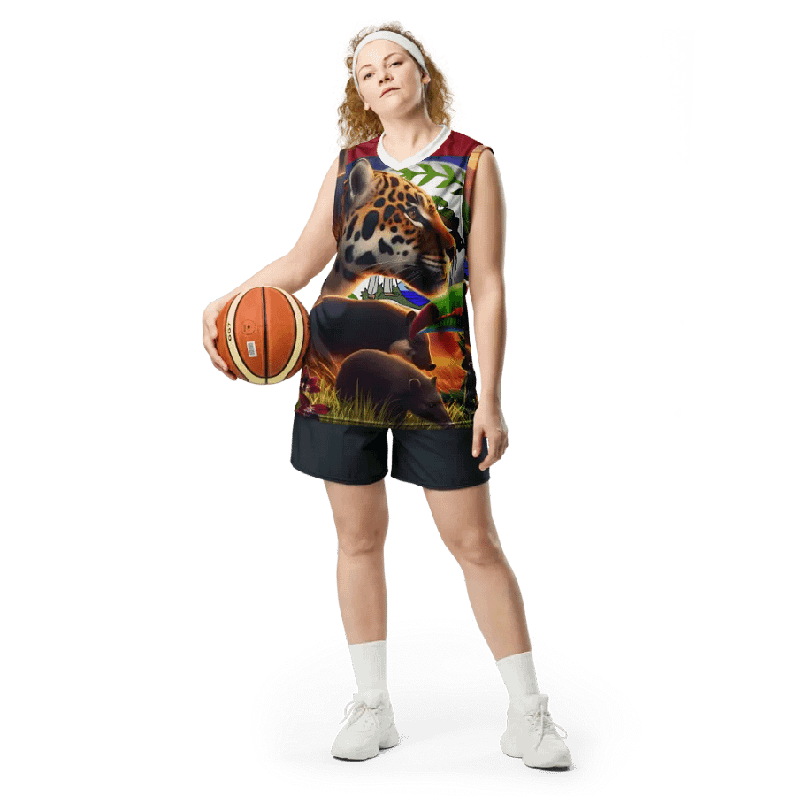 Beauty of Belize Basketball Jersey product image (4)